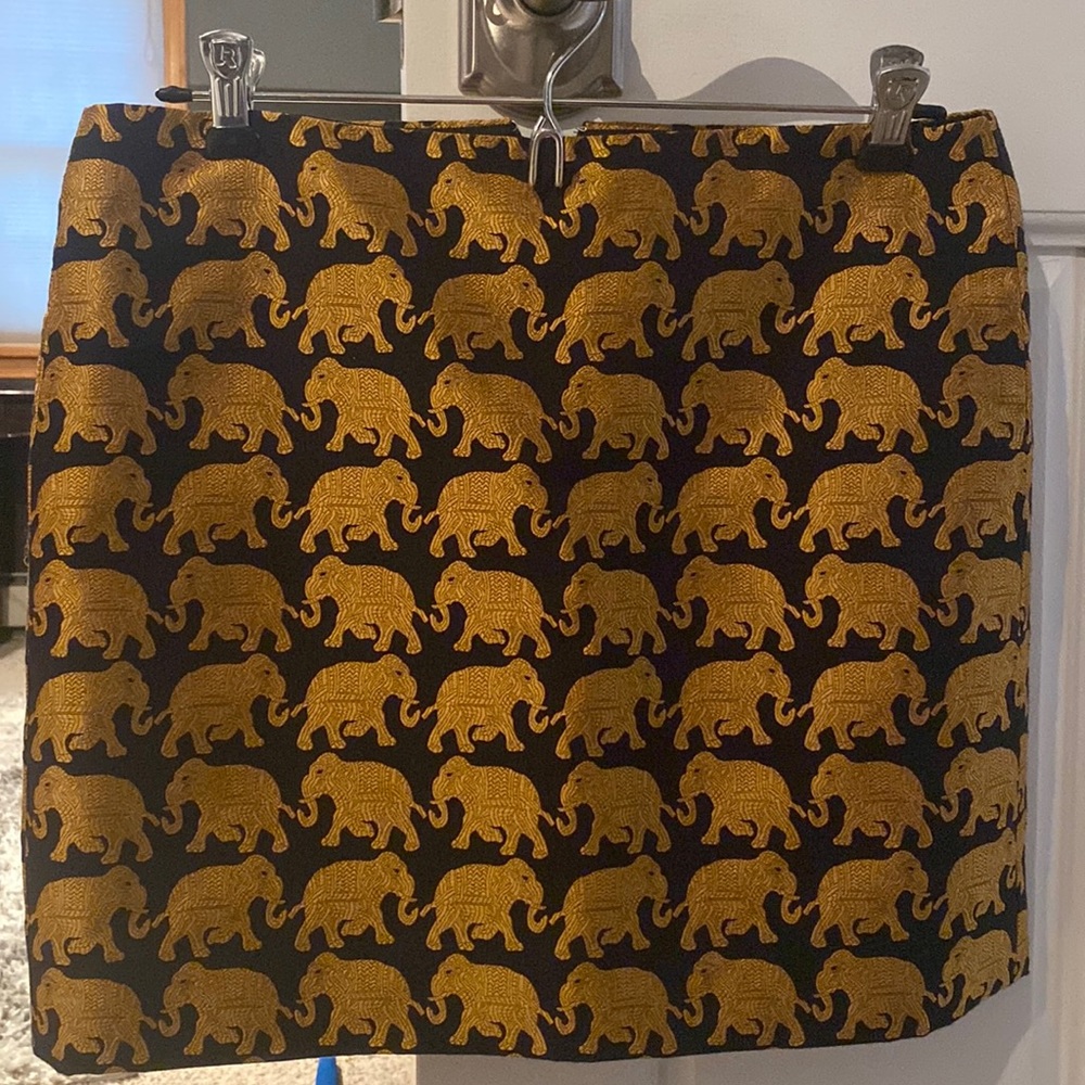 J Crew Elephant Skirt, size 0